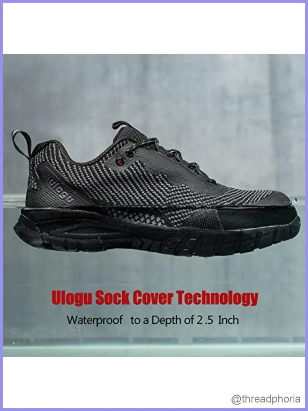 Waterproof Lightweight Non-Slip Work Sneakers Memory Foam Lace-Up